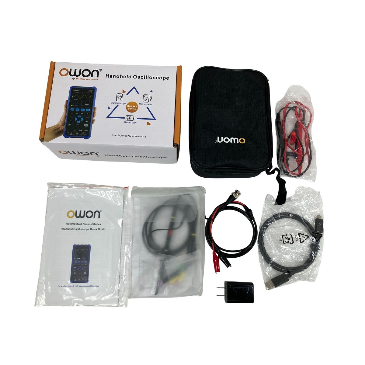 OWON HDS 242 デジタル オシロスコープ 2 Ch 40 MHz 測定器 ハンディタイプ 良好