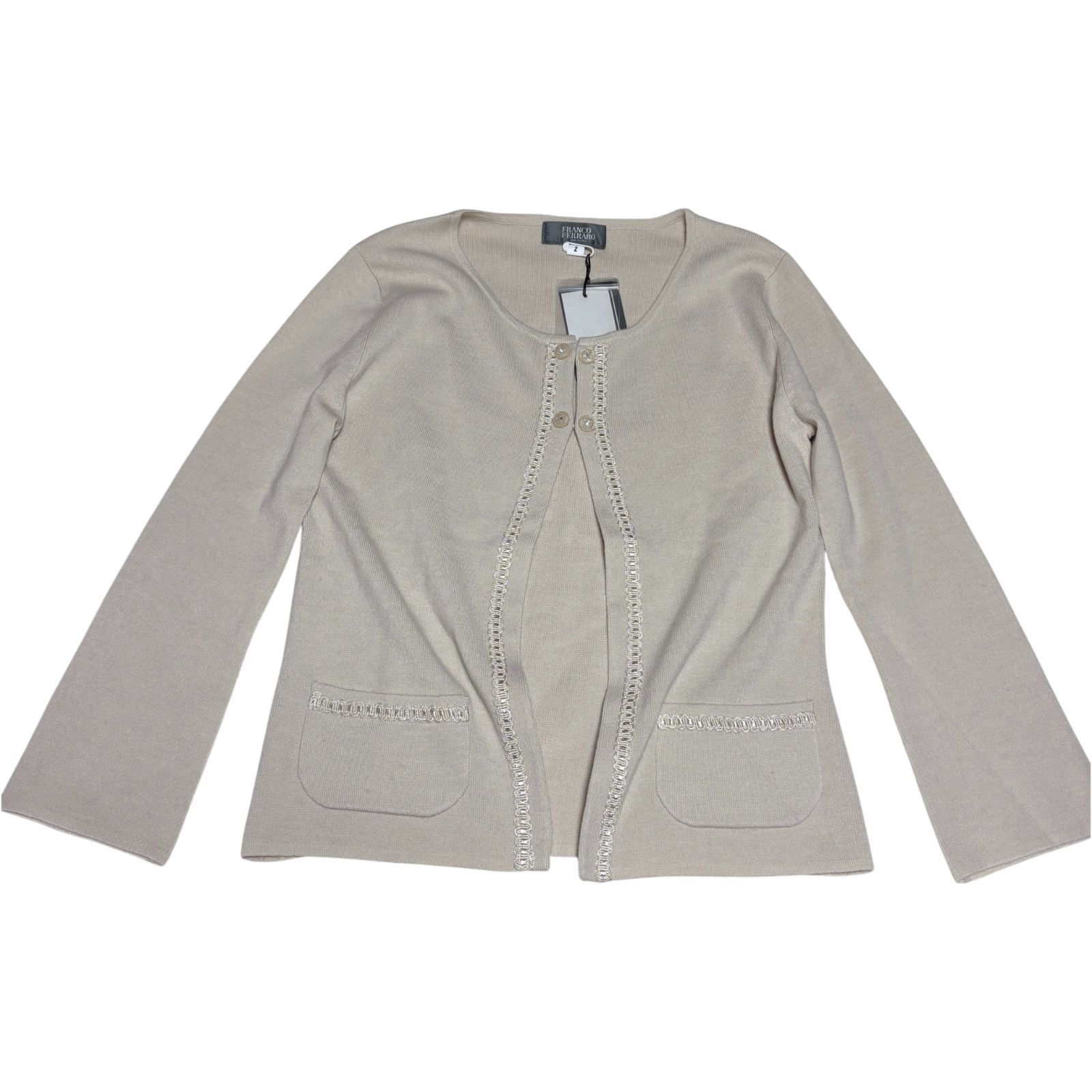 タグ付未使用品】FRANCO FERRARO フランコフェラーロ カーディガン