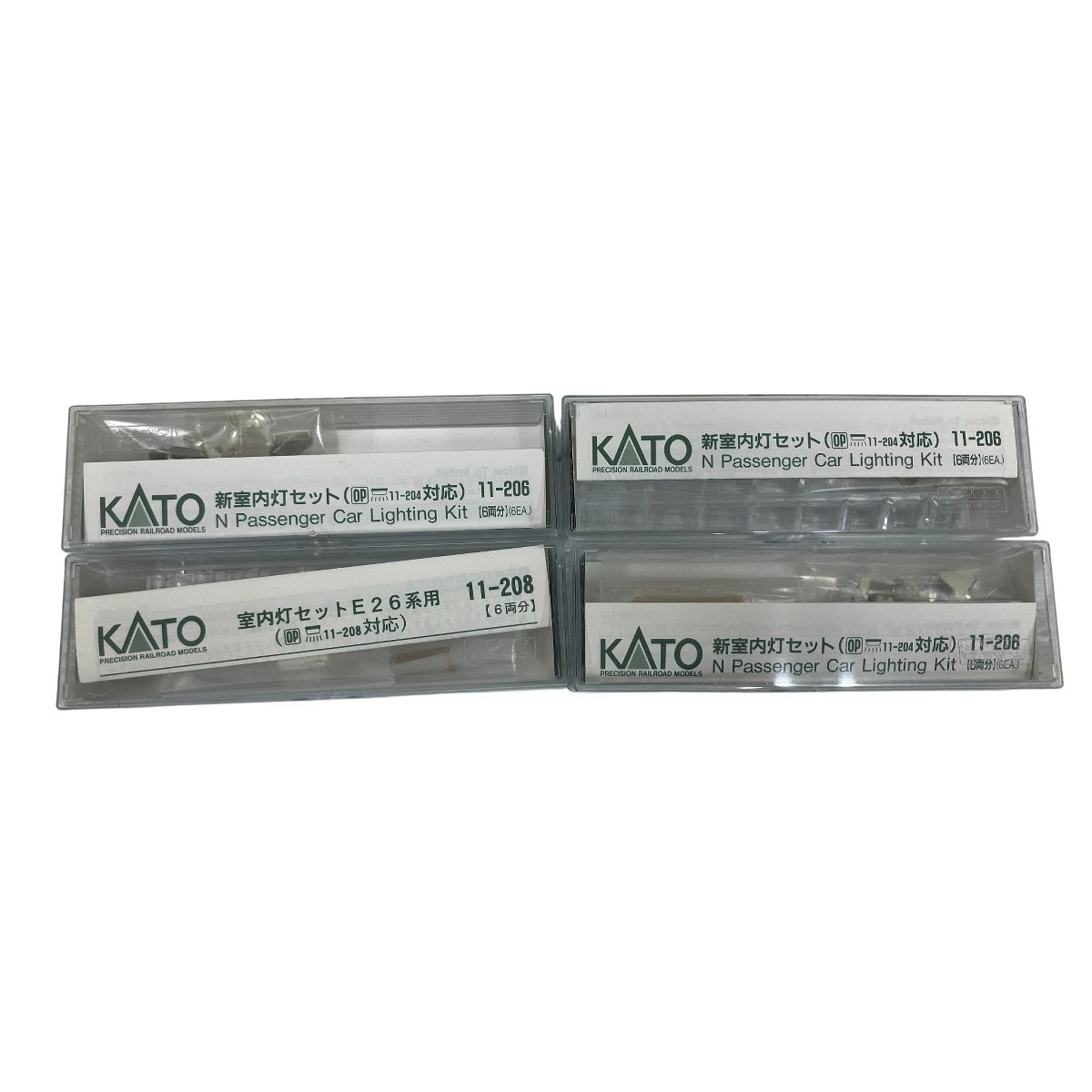 KATO 11-206 11-208 新室内灯セット おまとめ4点セット 鉄道模型