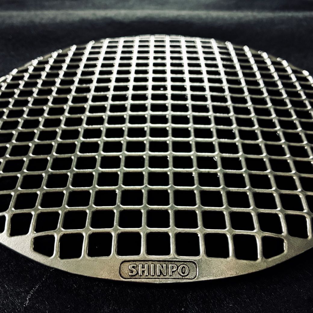 シンポ製　SHINPO 焼き網　フラットネット　28cm 中古　10枚組 シンポ フラットネット 28cm 10枚セット 焼き網 中古品 業務用 BBQ