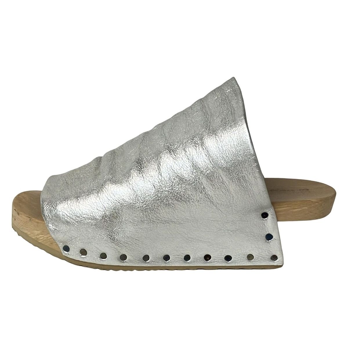 trippen トリッペン ミュール 38 レディース - シルバー レザー