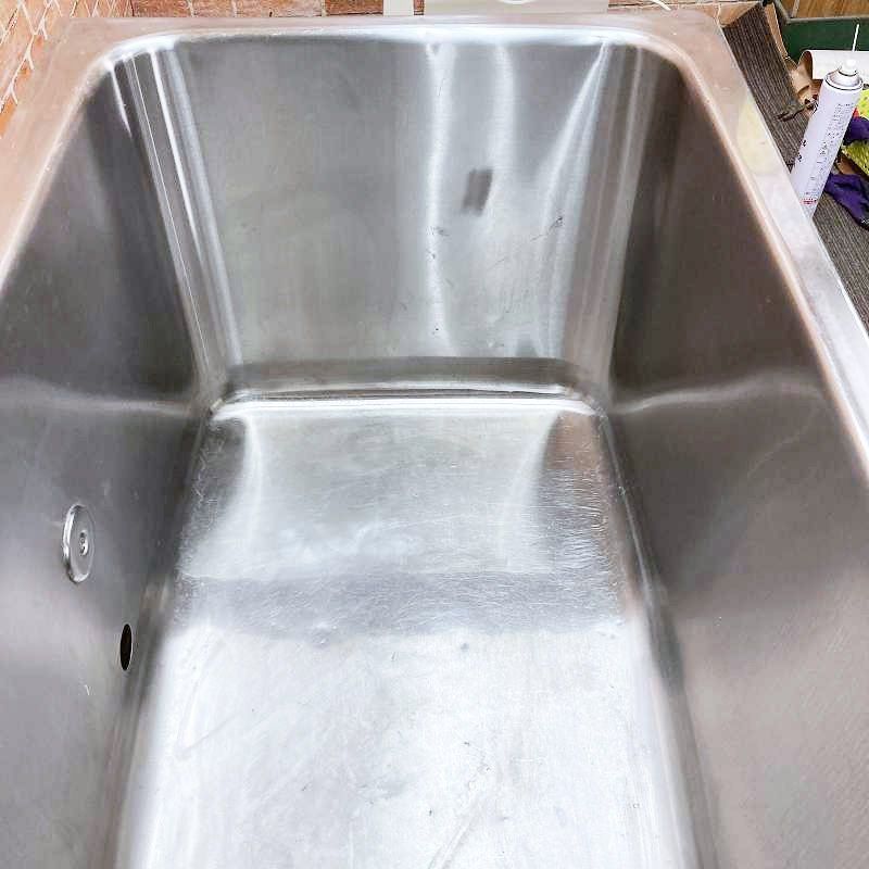  品 ステンレス製 お風呂 バスタブ ステンレス浴槽 幅106 cm 1060 mm 5 L 浴室 浴槽 洗面所 住宅設備