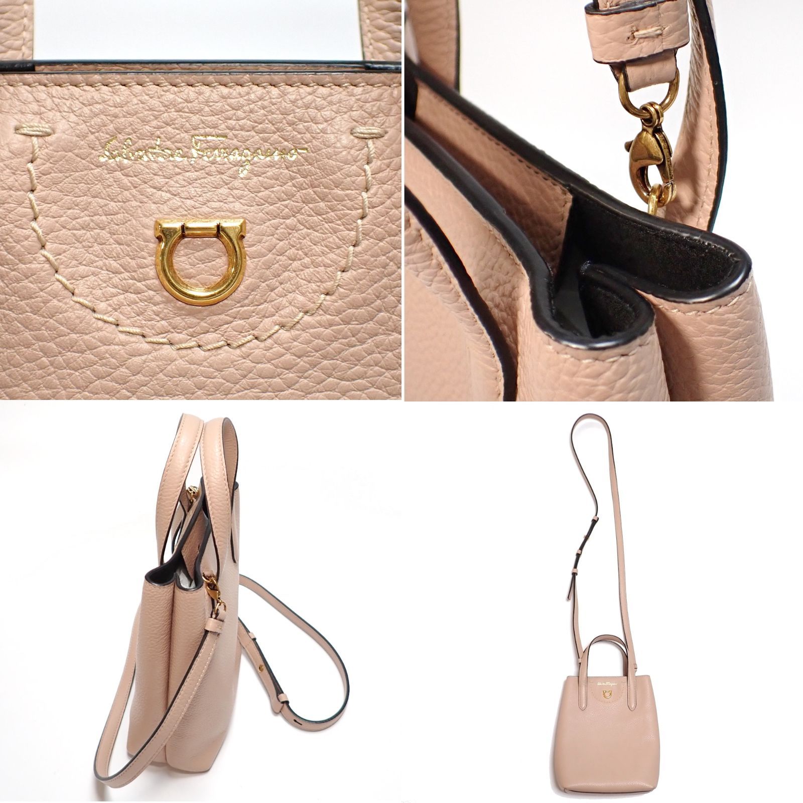 Salvatore Ferragamo】サルヴァトーレ フェラガモ 2WAYバッグ AU-22