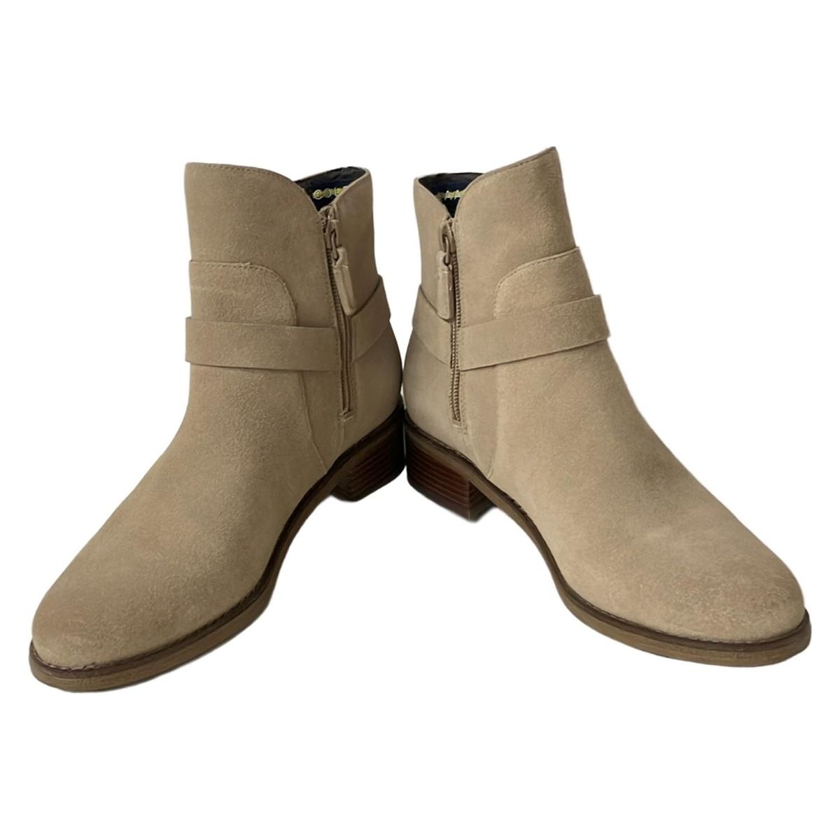 COLE HAAN コールハーン ショートブーツ 7 B レディース - ベージュ