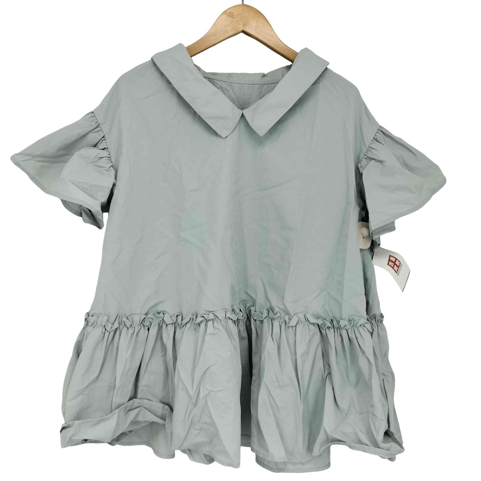 THREE SQUARE 2WAYタフタブラウス スリースクエア THREE SQUARE 2WAYタフタブラウス レディース FREE