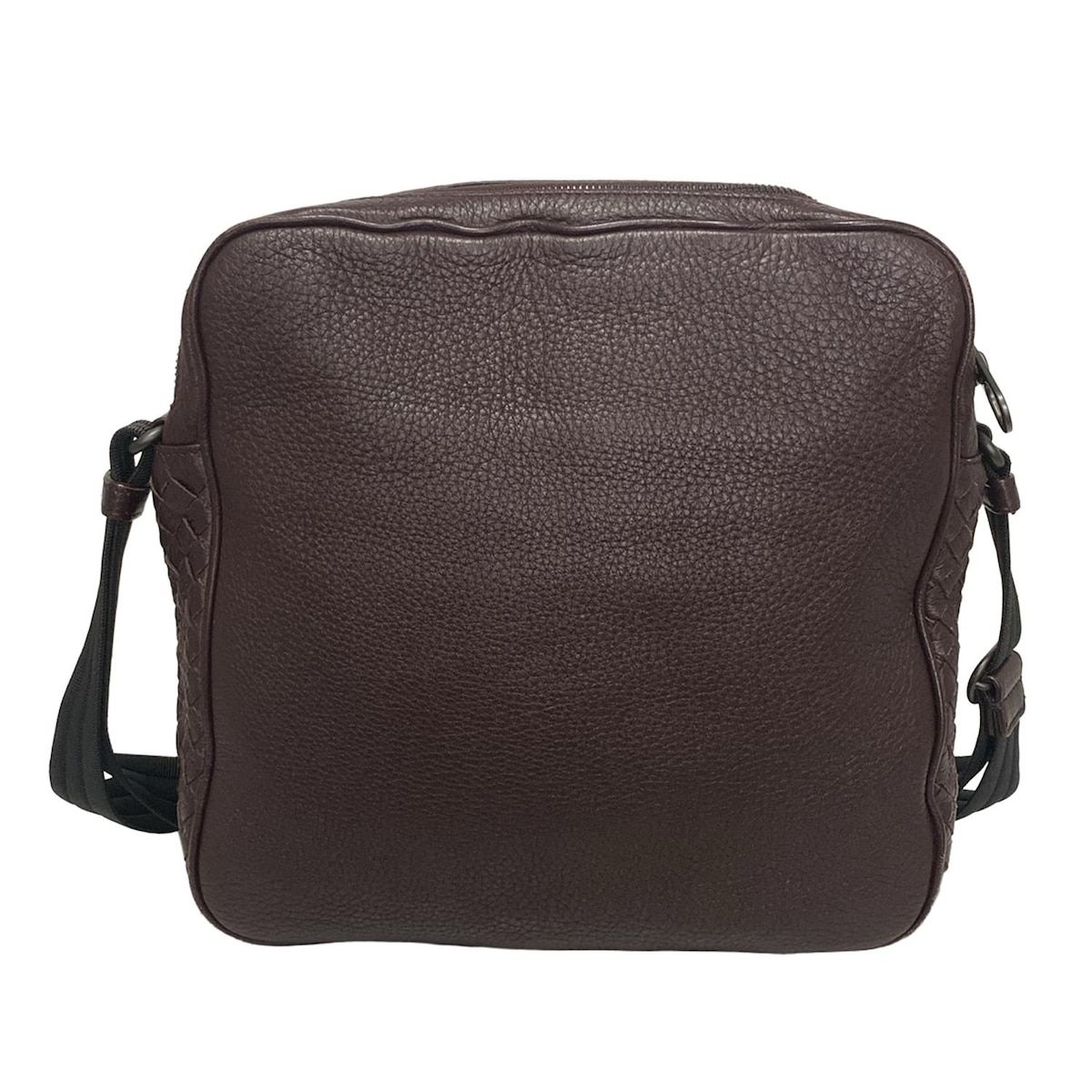 BOTTEGA VENETA ボッテガヴェネタ ショルダーバッグ - ダークブラウン レザー