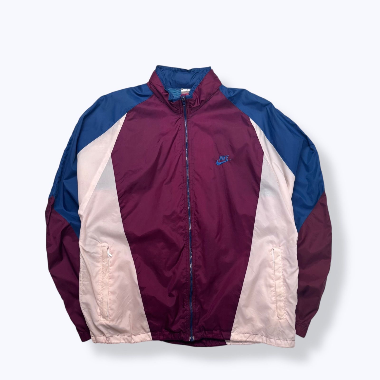 90s NIKE Nylon Track Jacket 【L】90年代 ナイキ 銀タグ ナイロン 
