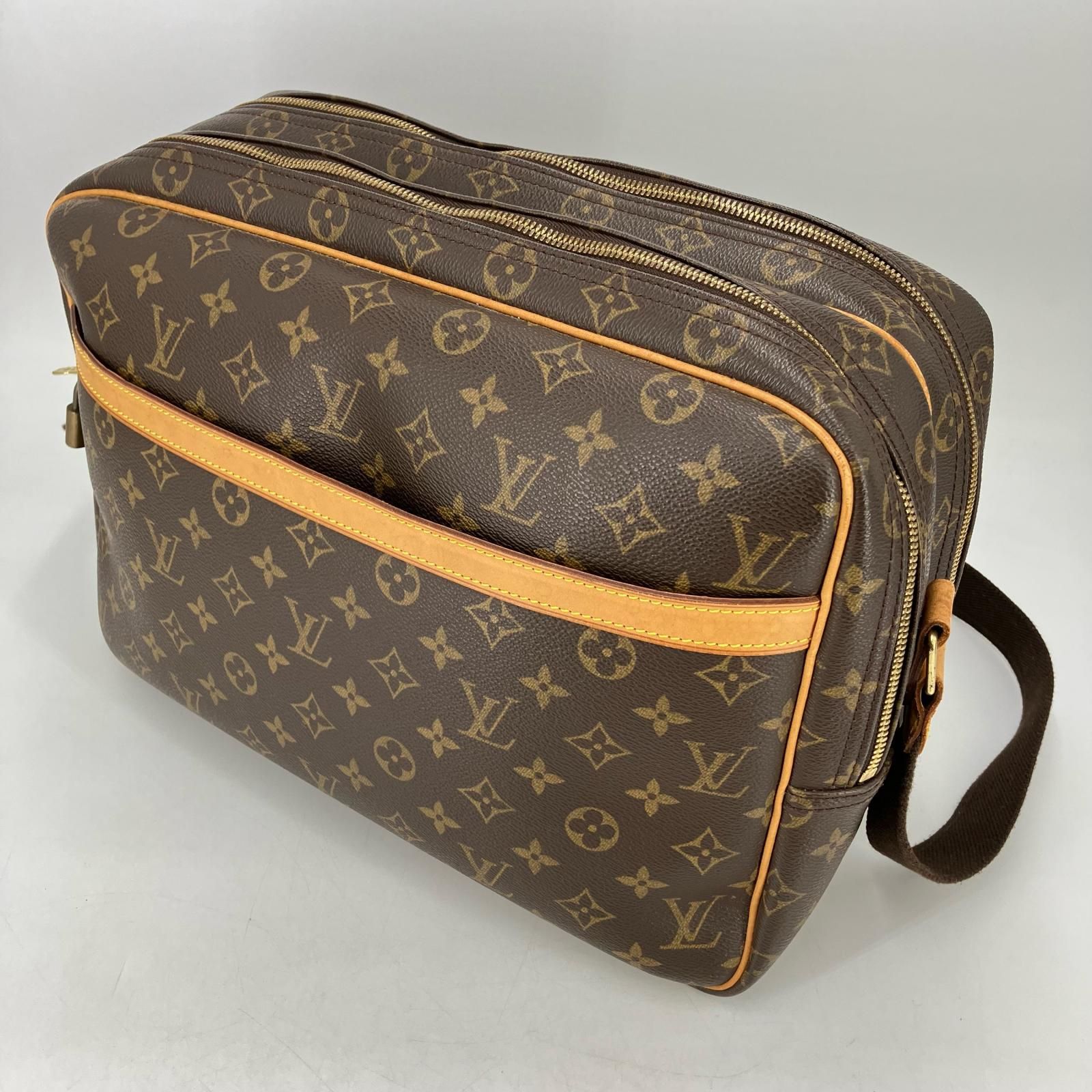 LOUIS VUITTON ルイ ヴィトン ショルダーバッグ リポーターGM M 45252 モノグラム 122