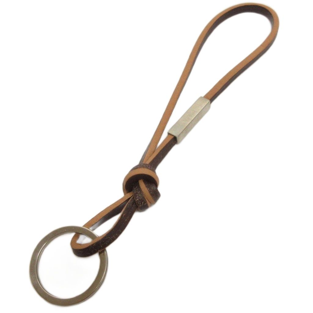 S.H.Figuarts バトルホッパー（BLACK SUN）仮面ライダー プラダ PRADA キーホルダー キーリング レザー 茶 ブラウン 小物