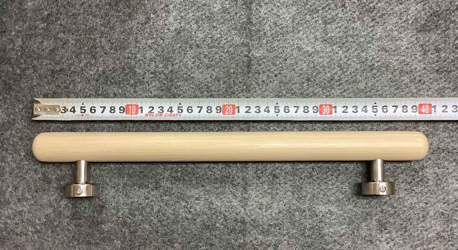 木製取手 手すりボー マイウッド L 400㍉ 35φ MARIC 丸喜金属 ハンドル 取っ手 木 手すり DIY