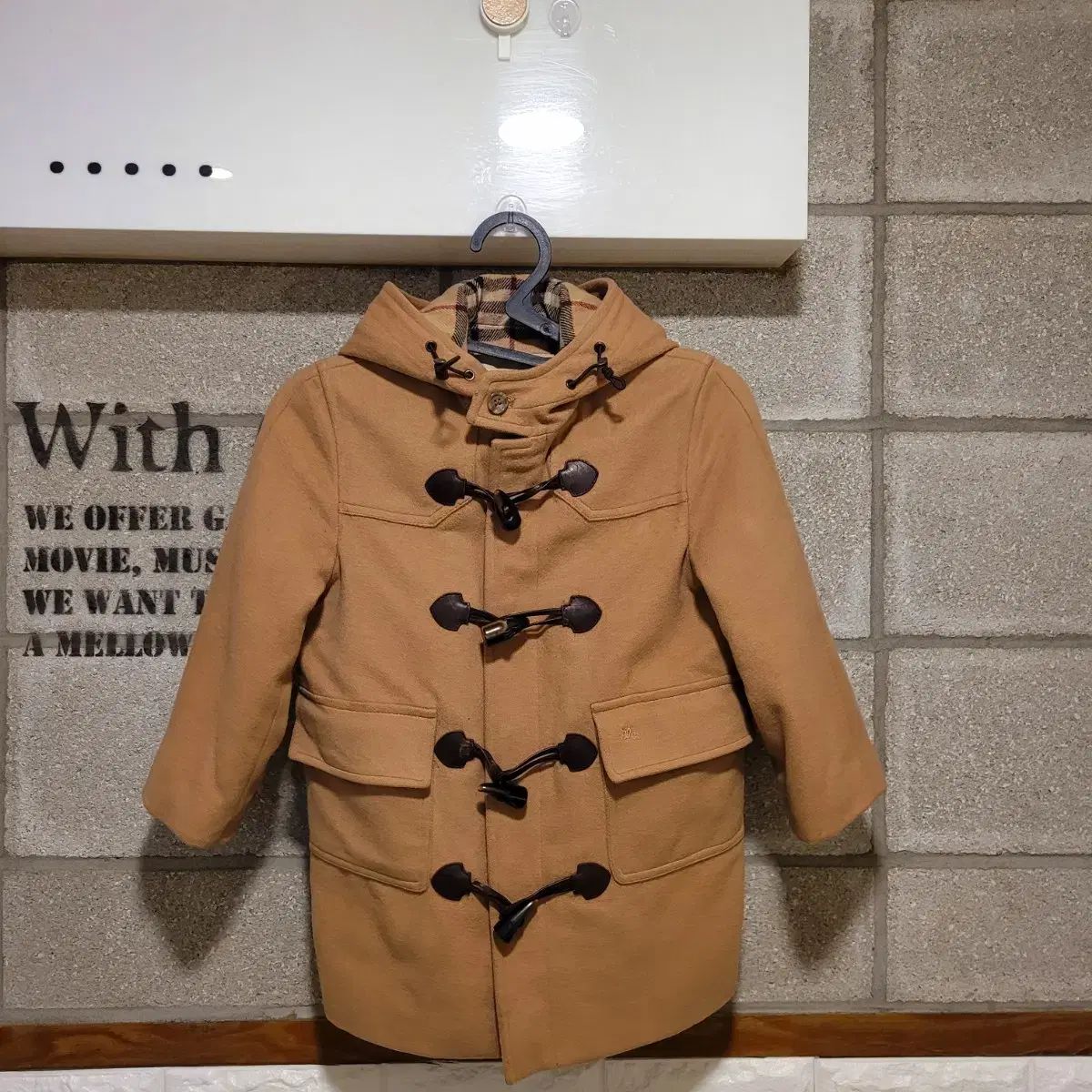 バーバリー キッズ トグルボタン コート 4Y BURBERRY ダッフルコート