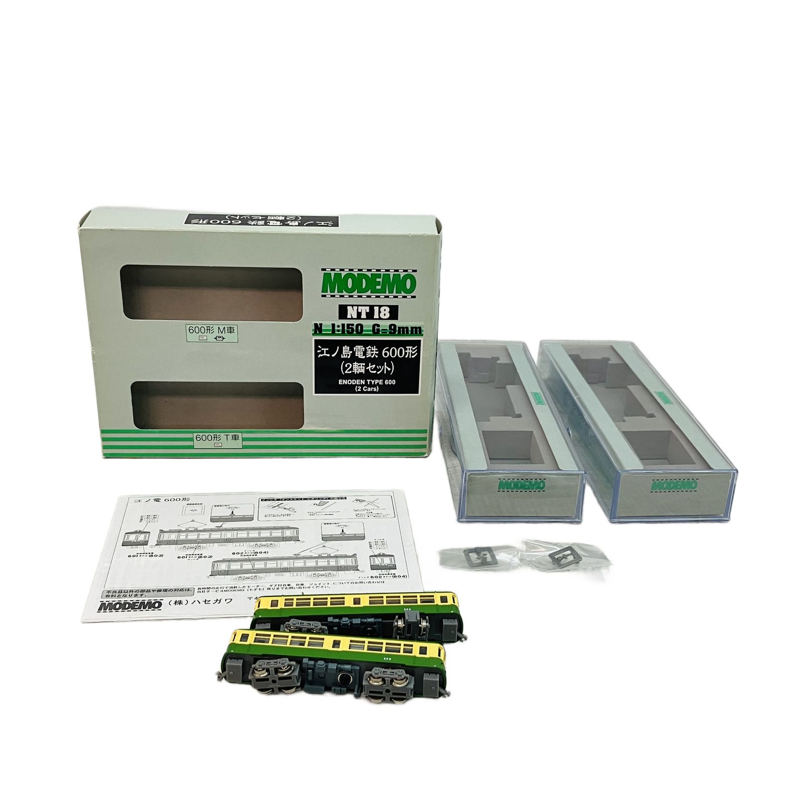 MODEMO Nゲージ NT18 江ノ島電鉄 ショップ 600形(2輌セット) C10660102