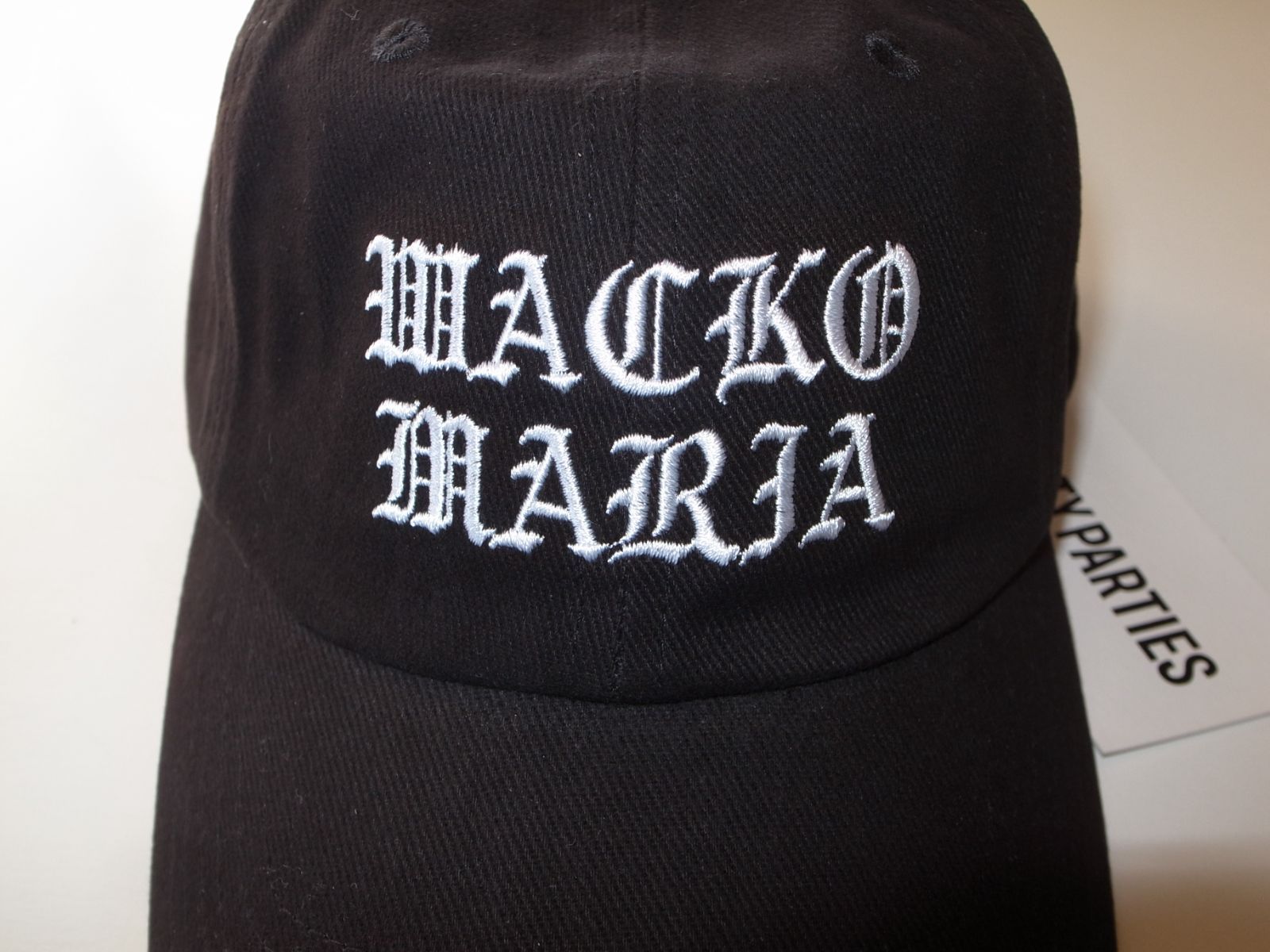 WACKO MARIA WMロゴ ブラックキャップ WACKO MARIA WMロゴ ブラックキャップ WACKO MARIA（キャップ）の