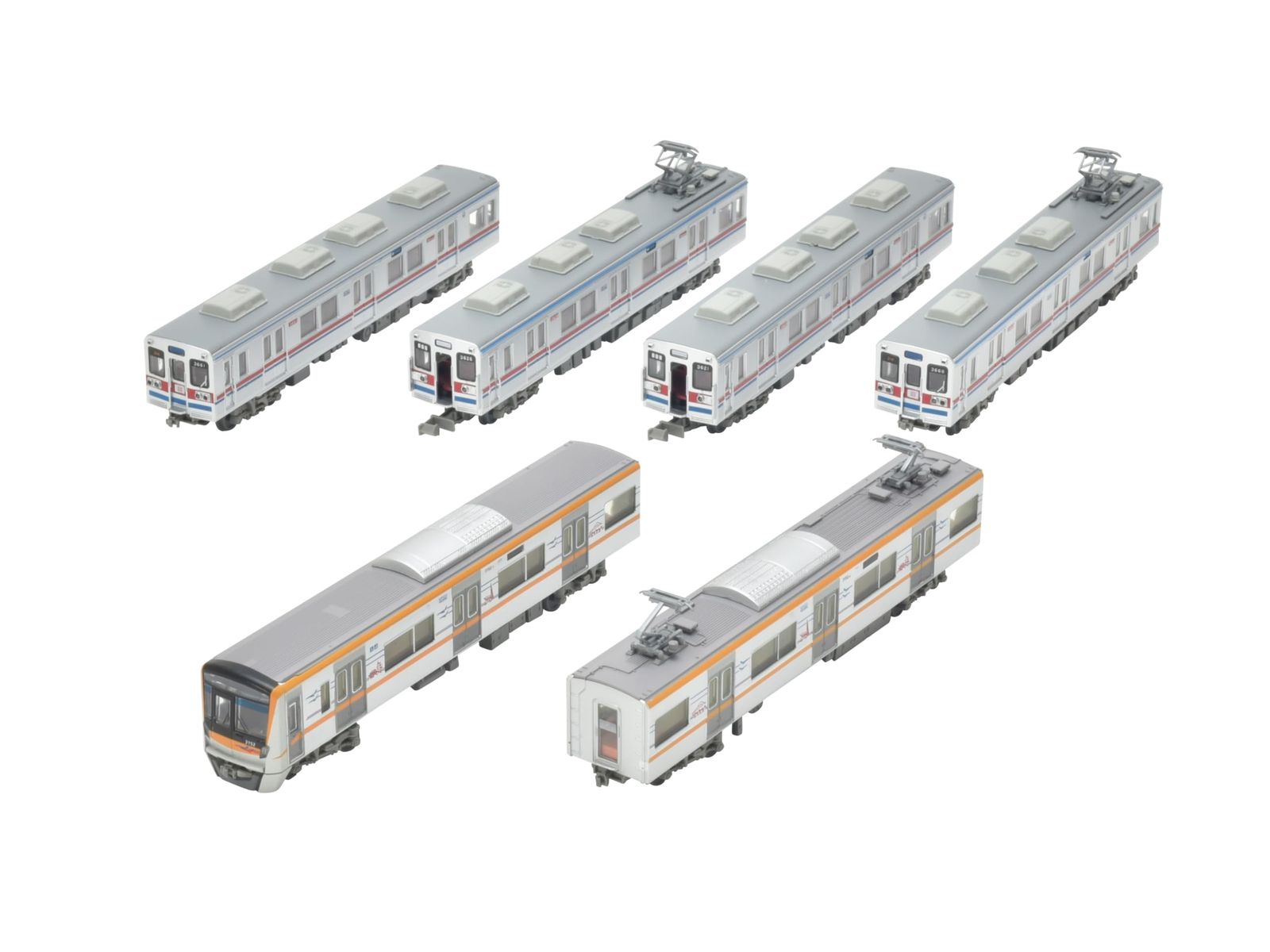 トミーテック TOMYTEC 鉄道 鉄コレ 京成電鉄3600形 3100形 新造車両回送列車 6両セット ジオラマ用品