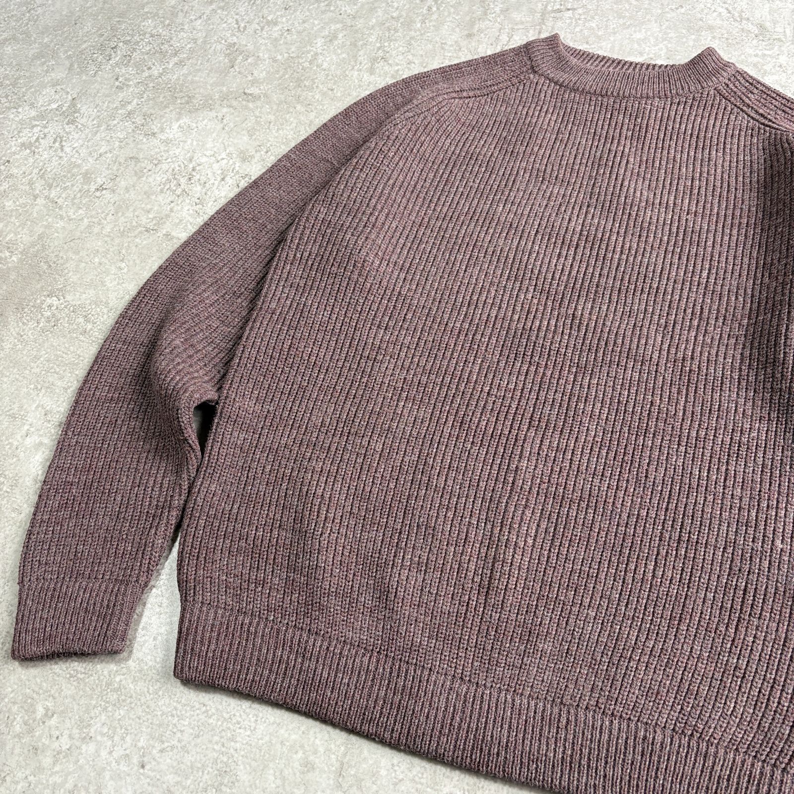 90s パタゴニア ニット ポロシャツ ウール ブラウン アルペンウールセーター 97'S patagonia MIDDLE-GAUGE WOOL KNIT POLO SHIRTS（1997年製