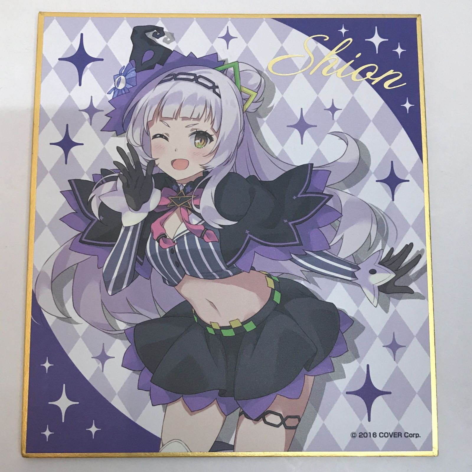 広店】紫咲シオン フェスティバルver ミニ色紙 ホロライブ 【718-3174