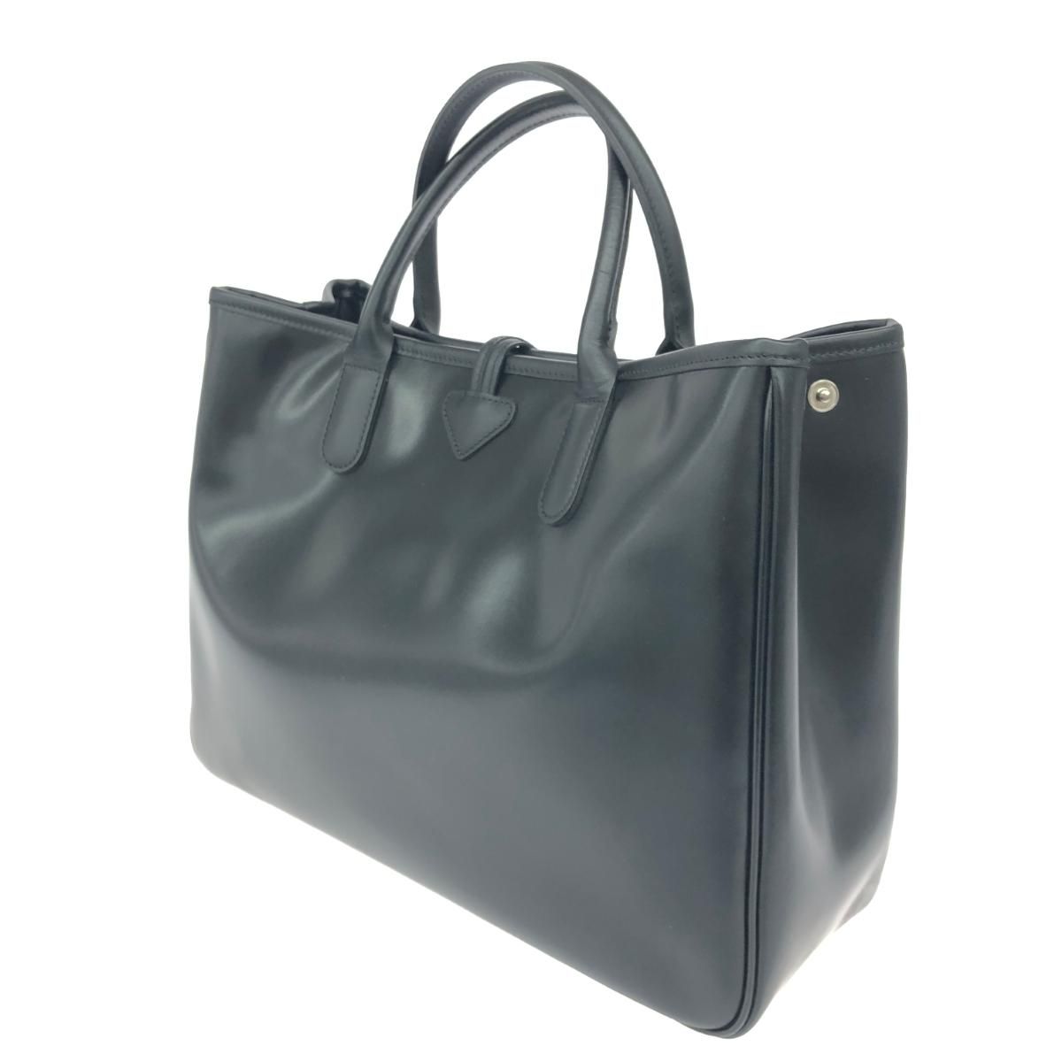 LONGCHAMP ロンシャン ロゾ/トートバッグ レザー ブラック レディース