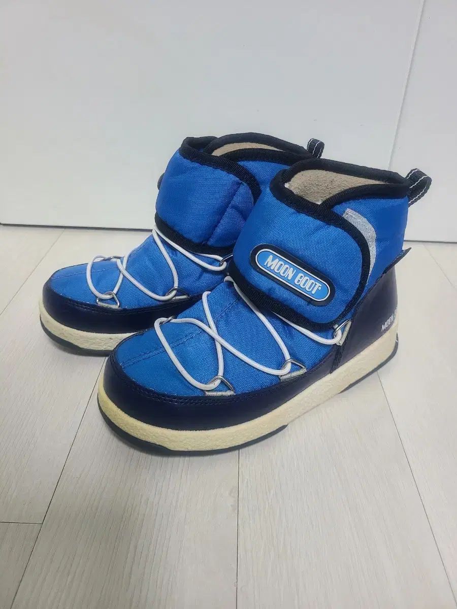 ムーンブーツ キッズ ブルー ダウン ブーツ 185