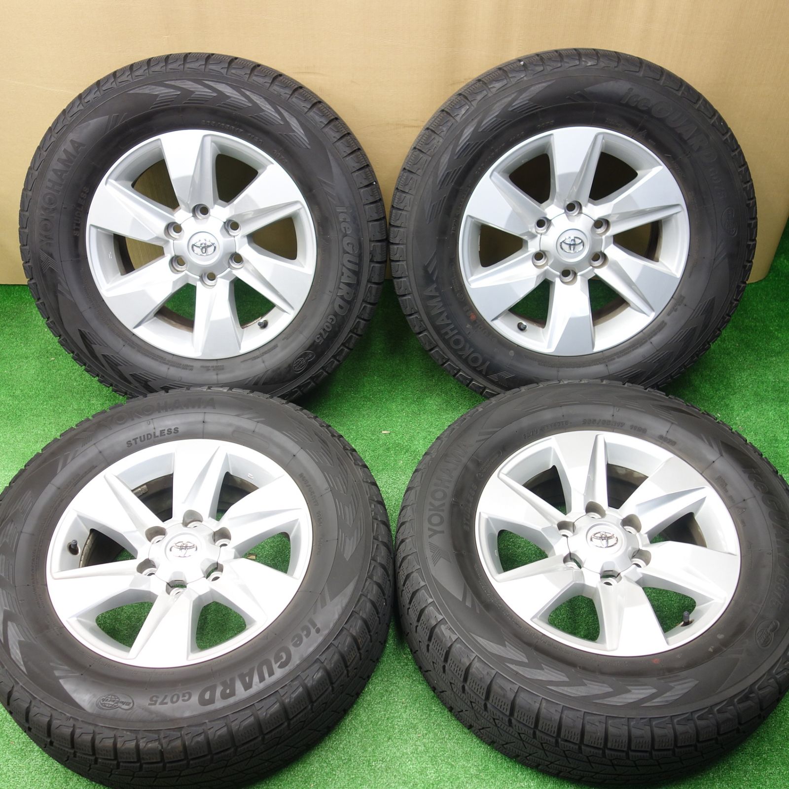 バリ溝！キレイ！9分☆トヨタ 150系 ランクル プラド 純正 265/65R17 