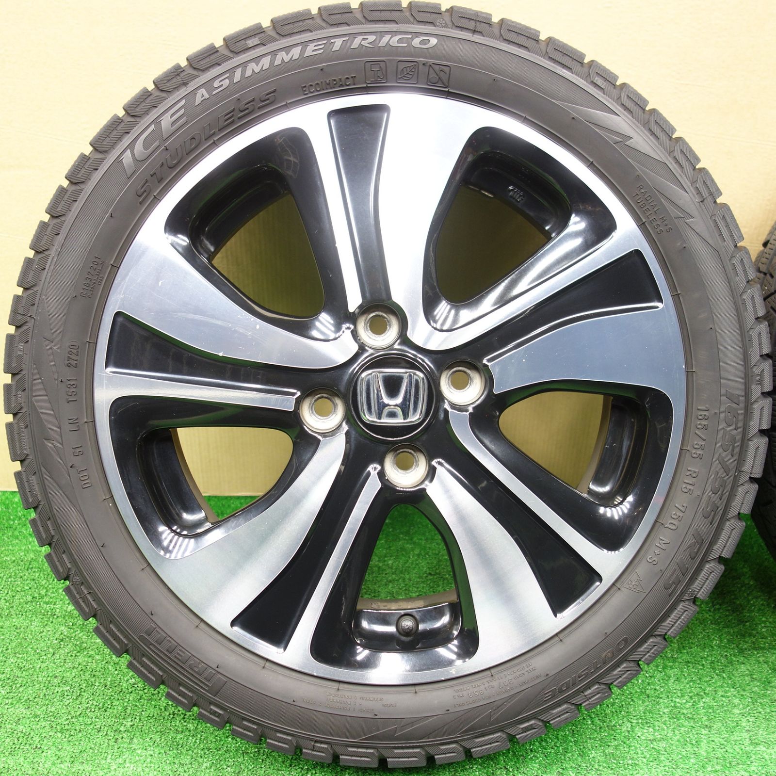 4本価格☆ホンダ JG1 N-ONE 純正 165/55R15 スタッドレス ピレリ 