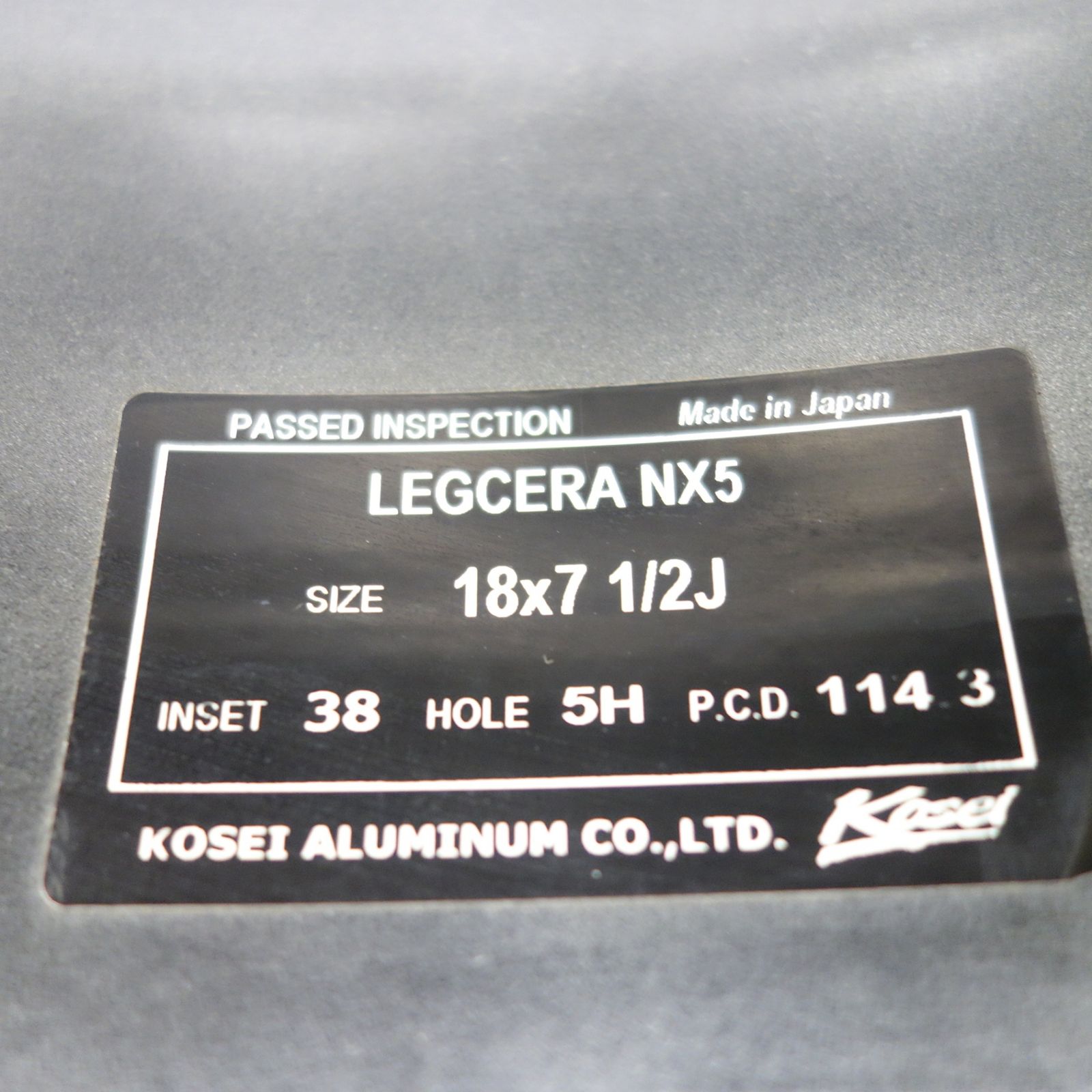 バリ溝！23年！キレイ！9.5分☆レクサス 等 LEGCERA NX5 235/60R18