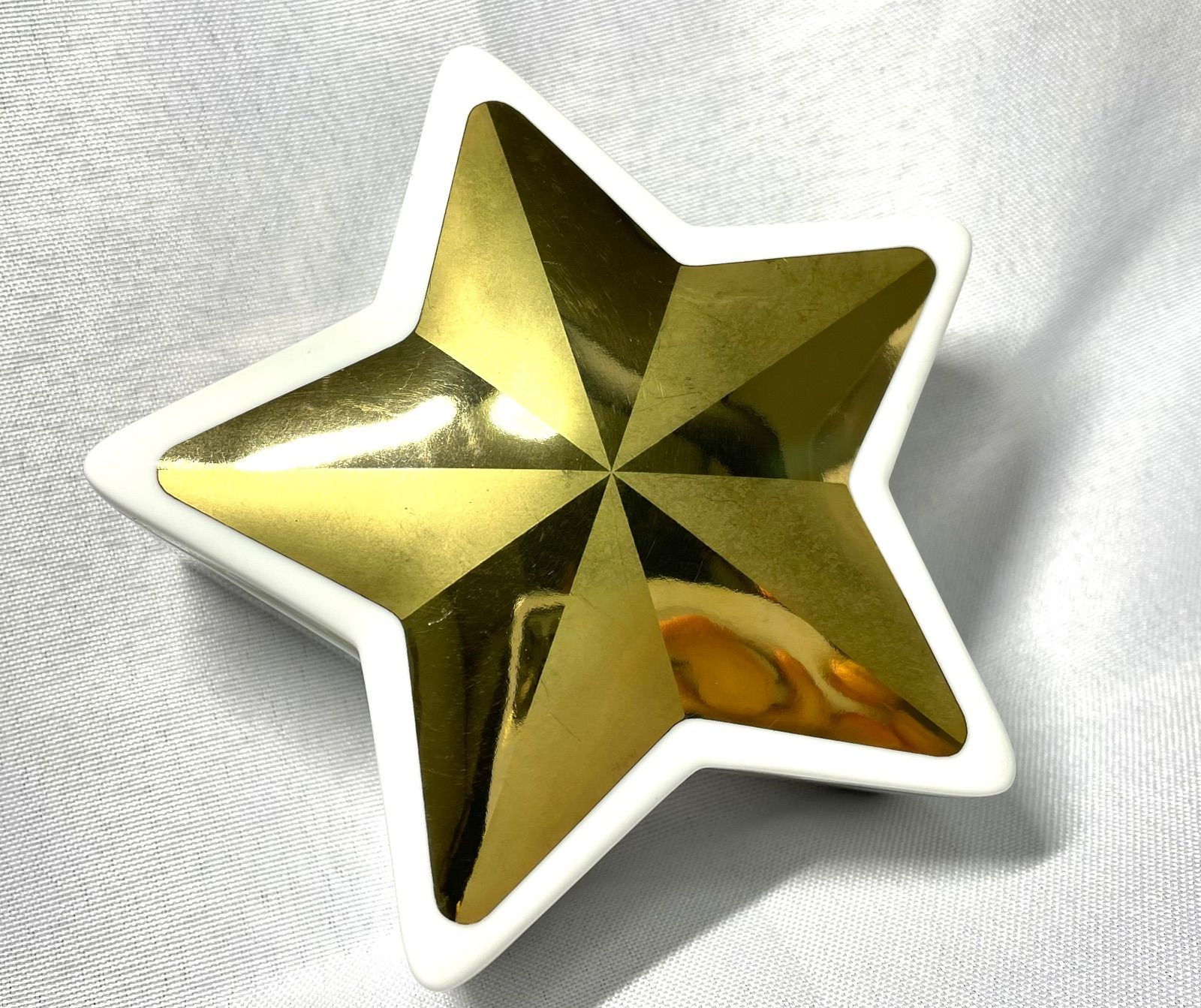 ティファニー 陶器 スター ゴールドカラー ティファニー陶器スター