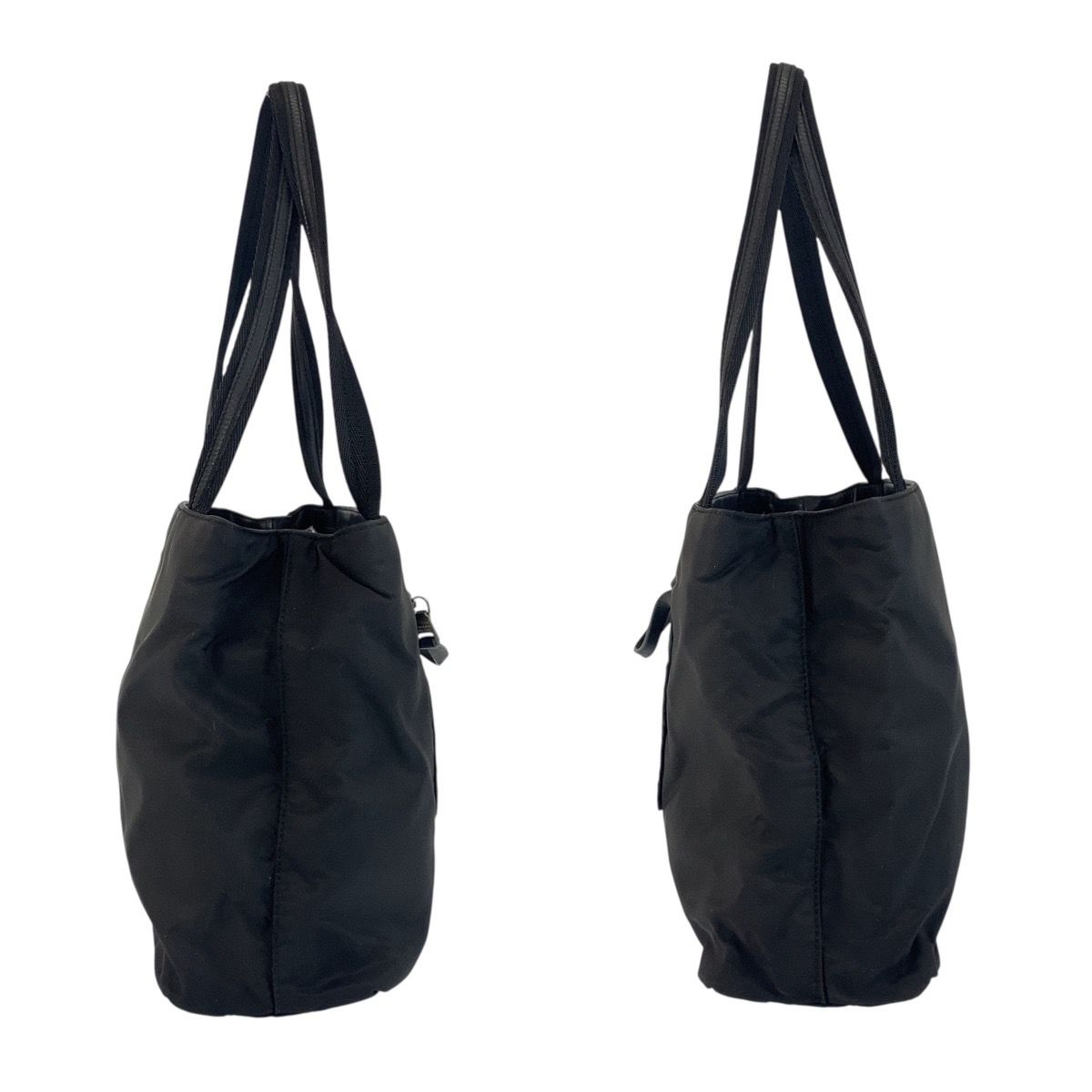 超美品 PRADA プラダ テスート トートバッグ 美品 PRADA プラダ ナイロン テスート 三角ロゴ ロゴ金具 トート