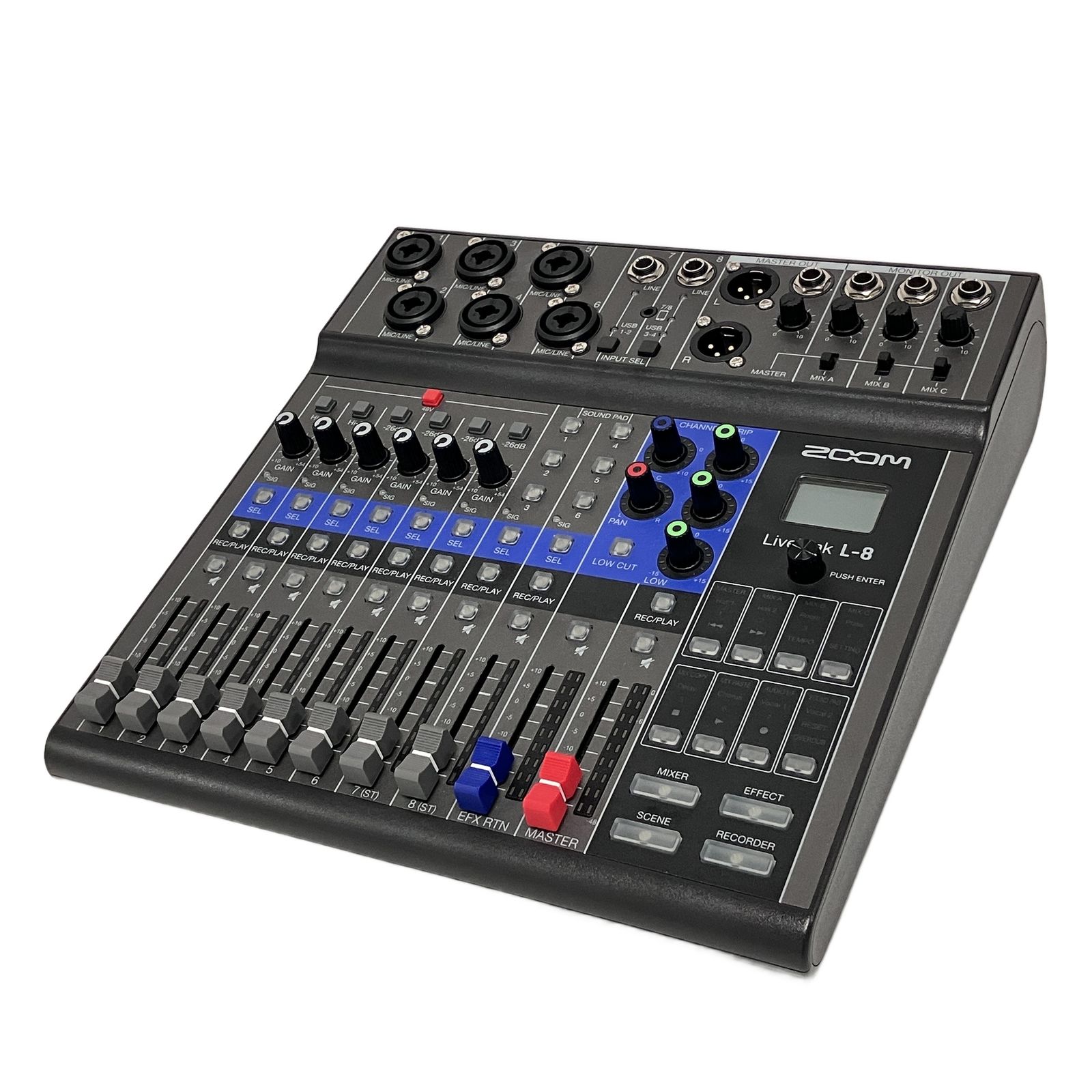 Zoom LiveTrak L-8 デジタル ミキサー ズーム 音響 オーディオ 中古 美