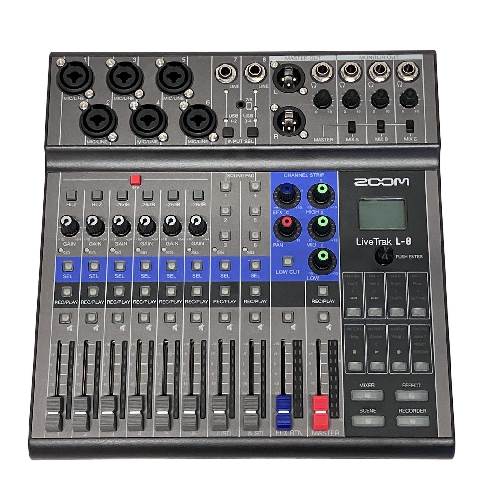 Zoom LiveTrak L-8 デジタル ミキサー ズーム 音響 オーディオ 中古 美