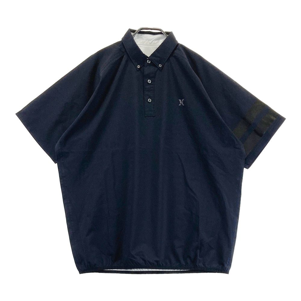 サイズ XX LARGE HURLEY AW ファントム レイン 半袖ポロシャツ ブラック系 ゴルフウェア メンズ ストスト