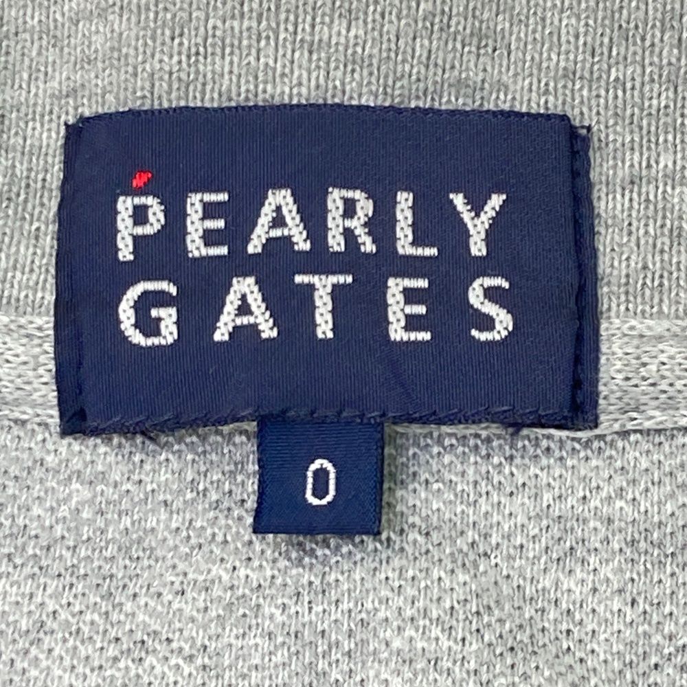 サイズ：0 PEARLY GATES パーリーゲイツ 半袖ポロシャツ グレー系
