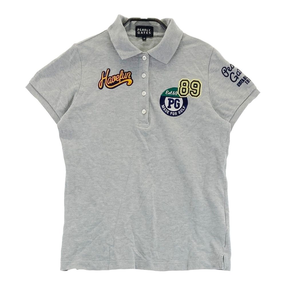 サイズ:0 PEARLY GATES パーリーゲイツ 半袖ポロシャツ グレー系 サイズ:0 PEARLY GATES パーリーゲイツ 半袖ポロシャツ グレー系
