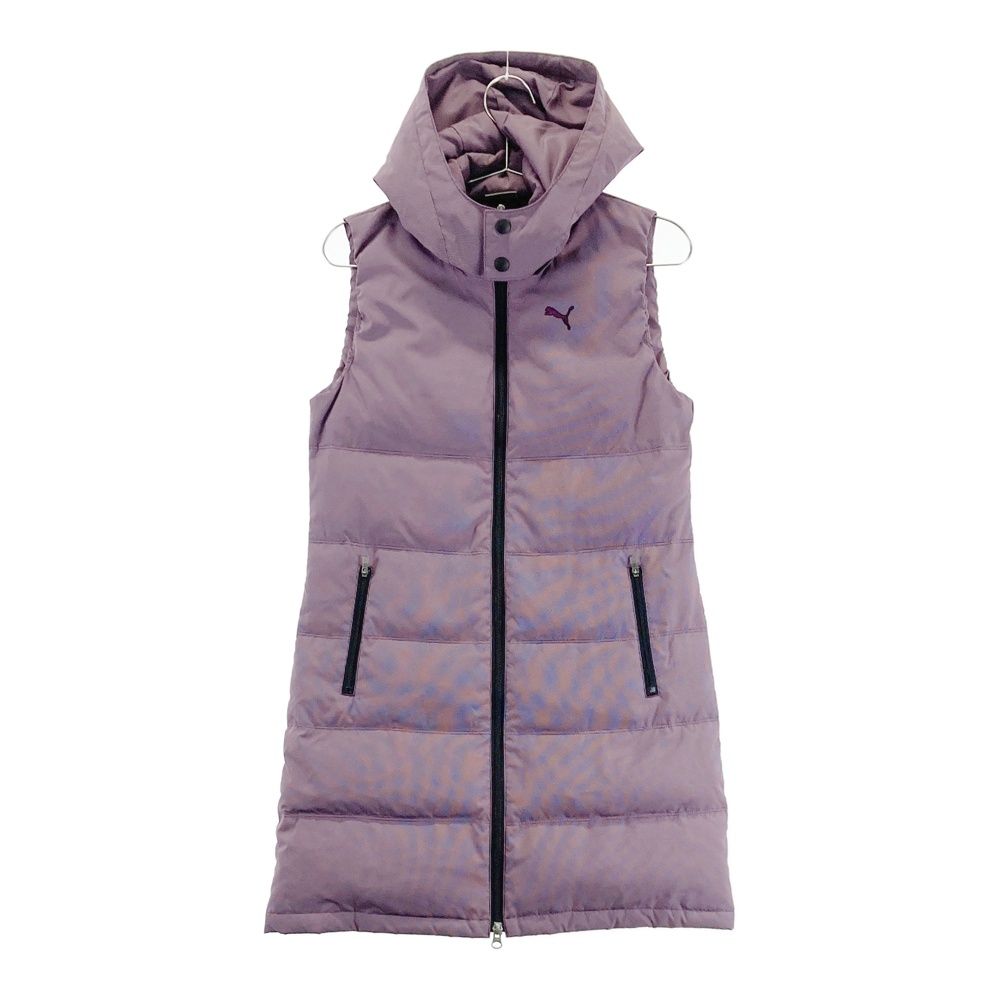 サイズ：S PUMA GOLF プーマゴルフ  2way ダウン ノースリーブ ワンピース  パープル系 [240101583659] ゴルフウェア レディース ストスト