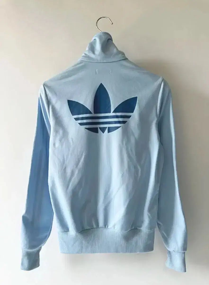 95 adidas ファイヤーバード スカイブルー 珍しい ジャージ トラックジャージ