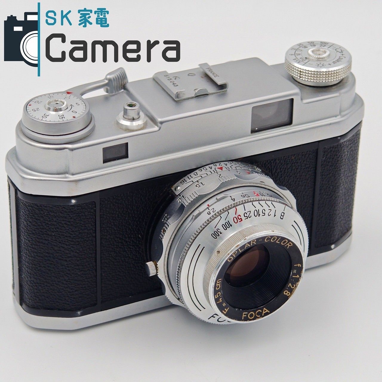  FOCA SPORT II OPLAR COLOR 4 5 cm F 2 8 フォカ MADE IN FRANCE レンジファインダーカメラ フィルムカメラ