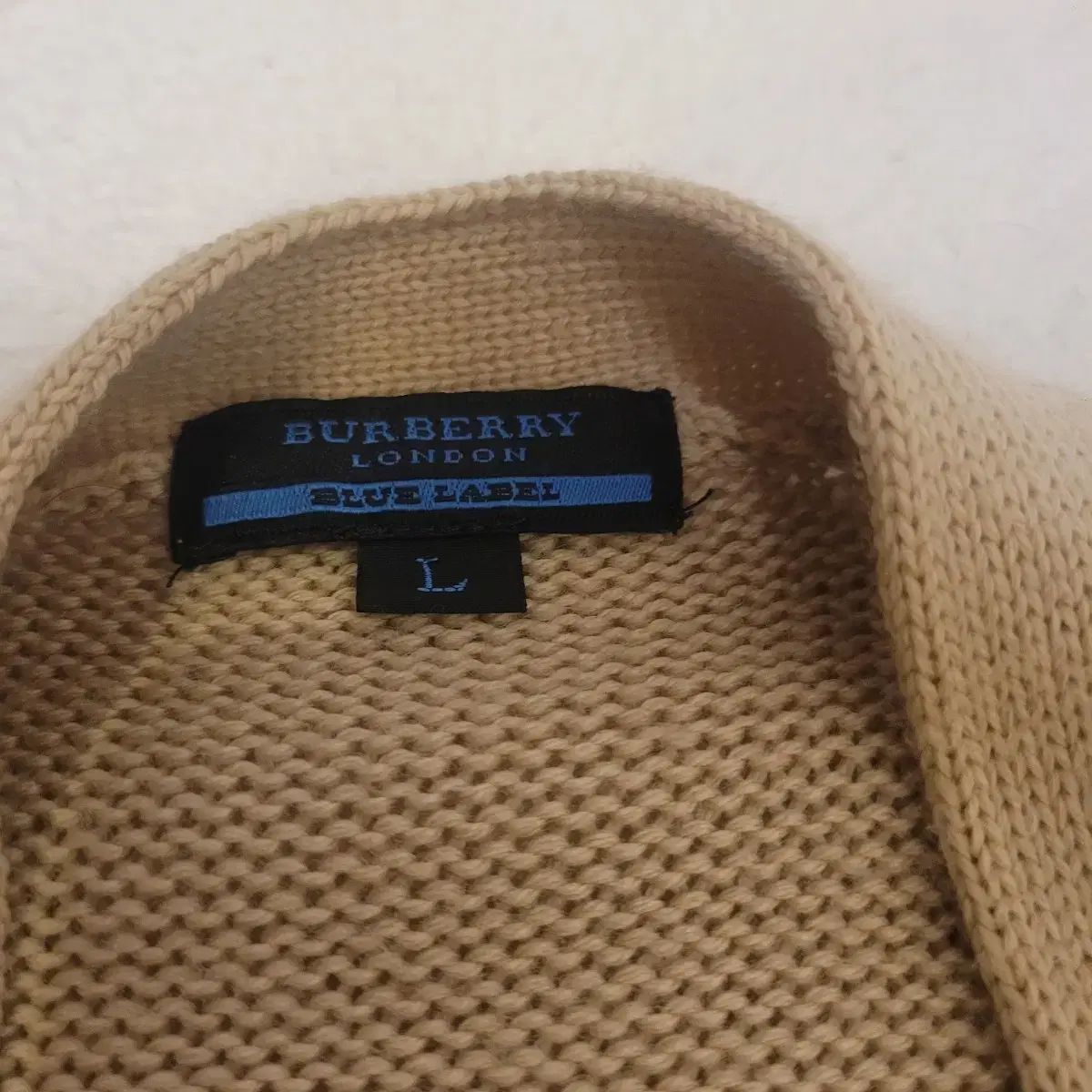 バーバリー ブルーレーベル ロング カーディガン L - メルカリ