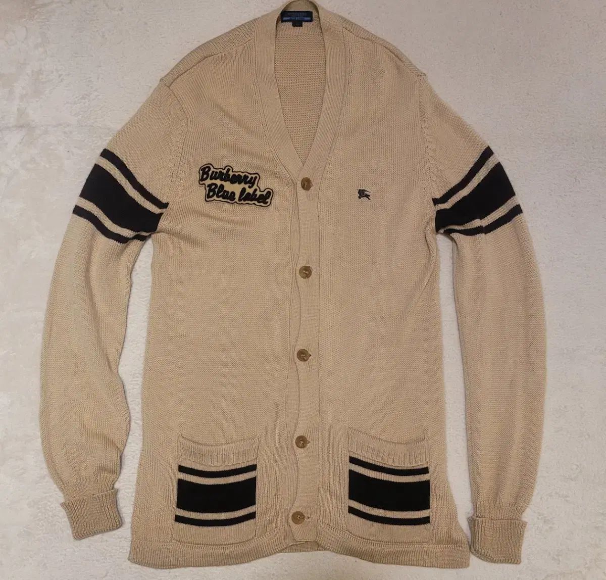 バーバリー ブルーレーベル ロング カーディガン L - メルカリ