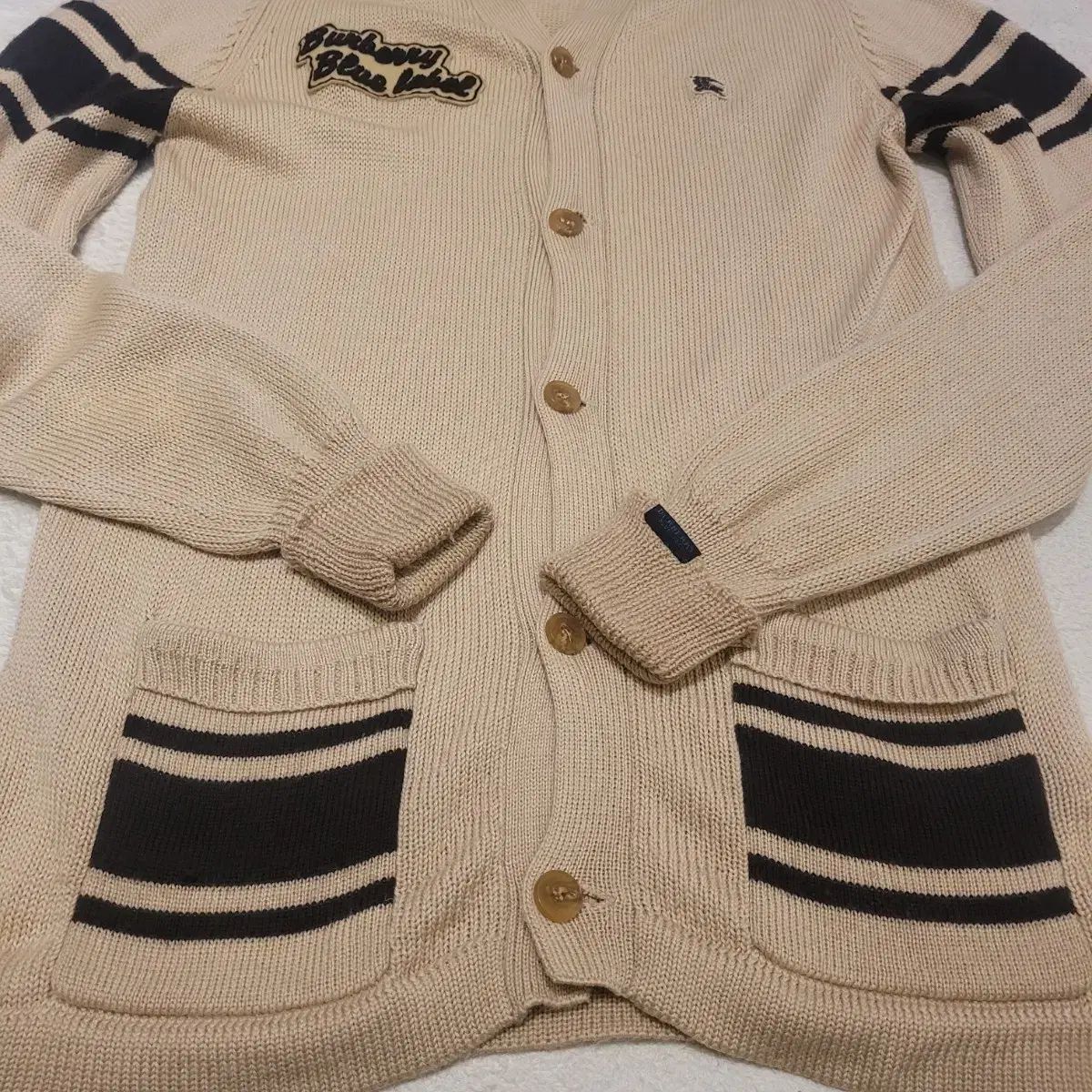 バーバリー ブルーレーベル ロング カーディガン L - メルカリ