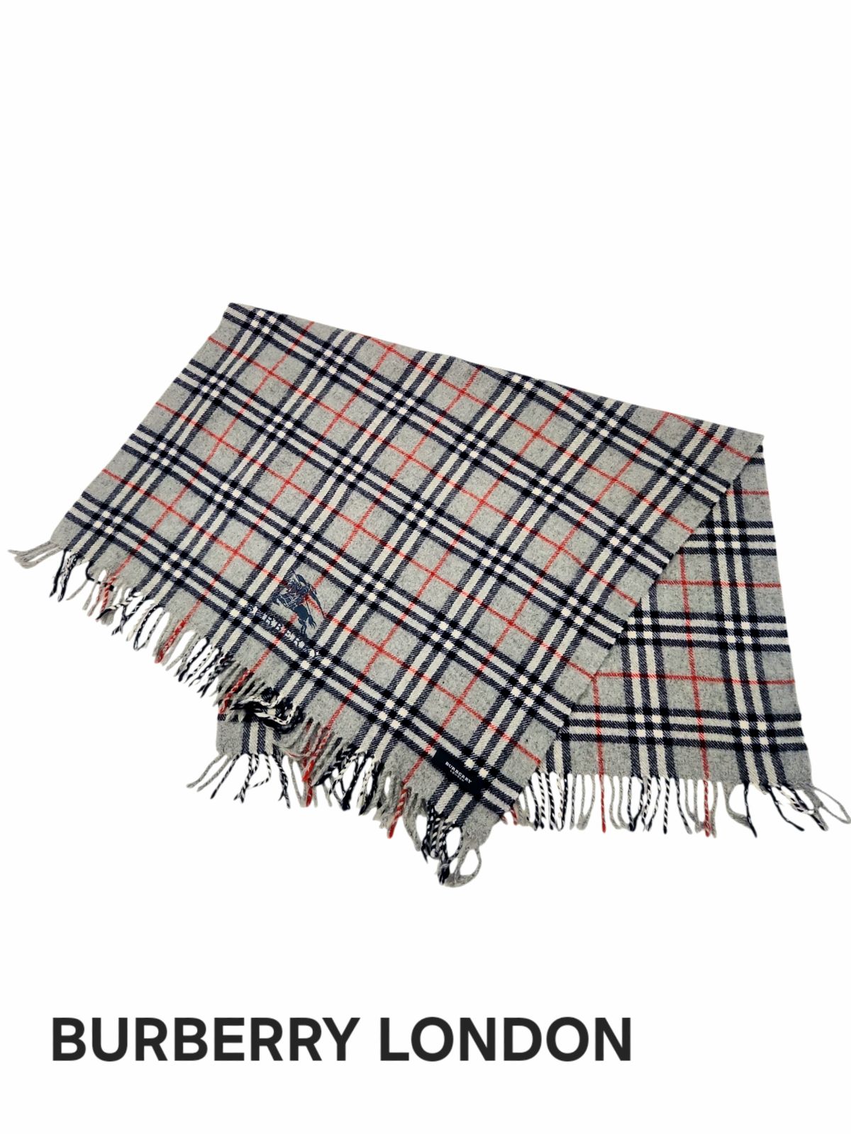 ⓶ BURBERRY LONDON バーバリー ロンドン 膝掛け ノバチェック柄