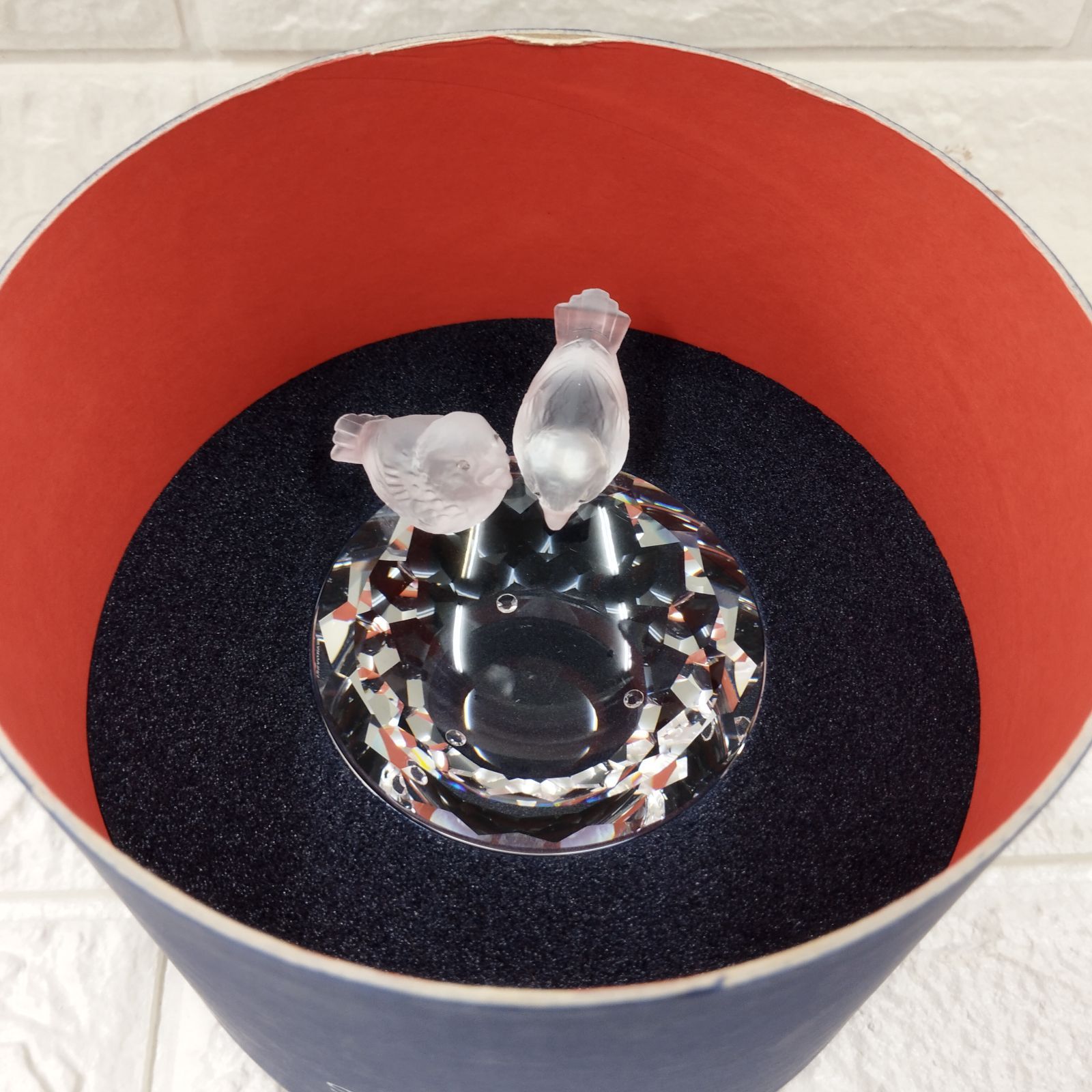 SWAROVSKI スワロフスキー 小鳥の水盤