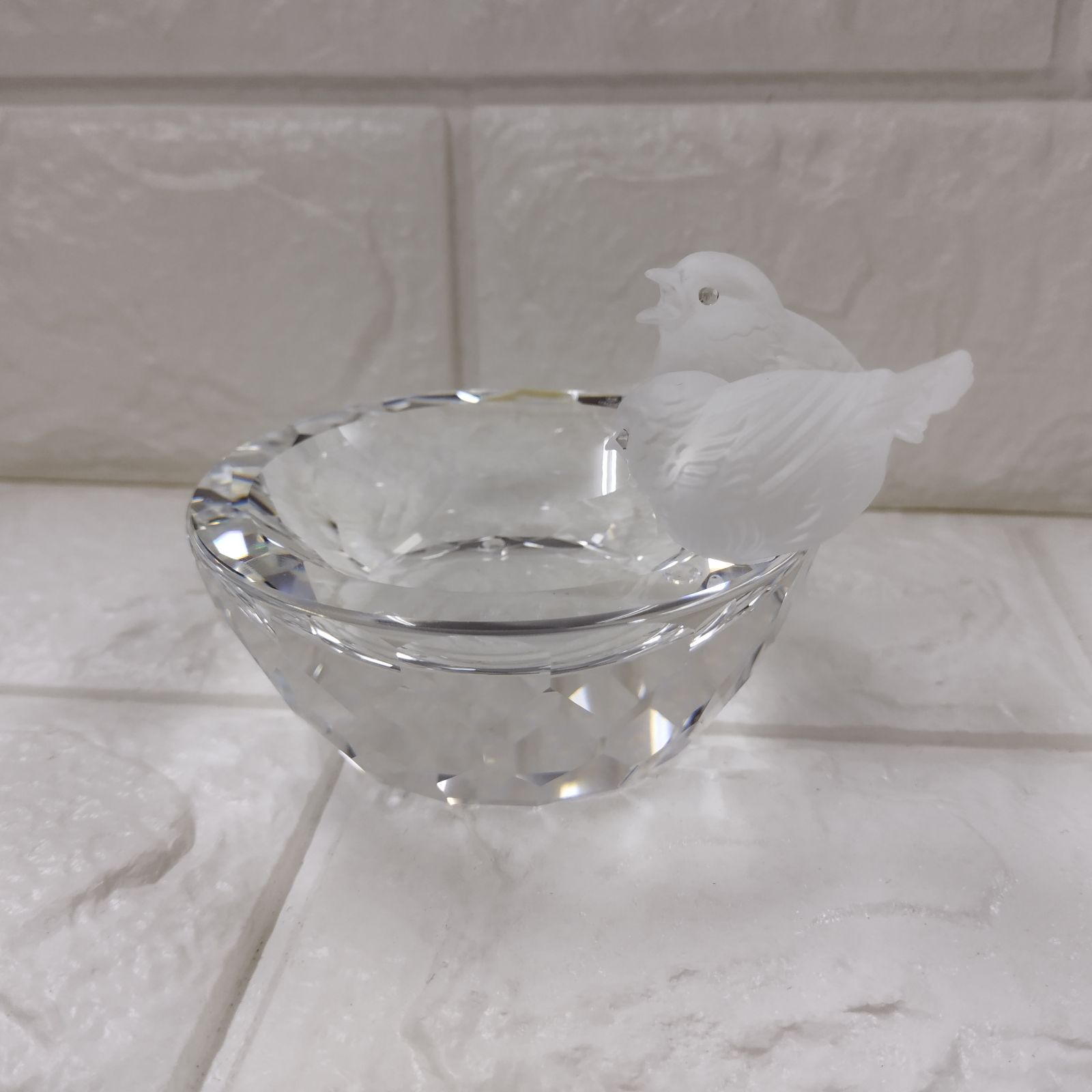 SWAROVSKI スワロフスキー 小鳥の水盤 Lunaさん専用 SWAROVSKI スワン