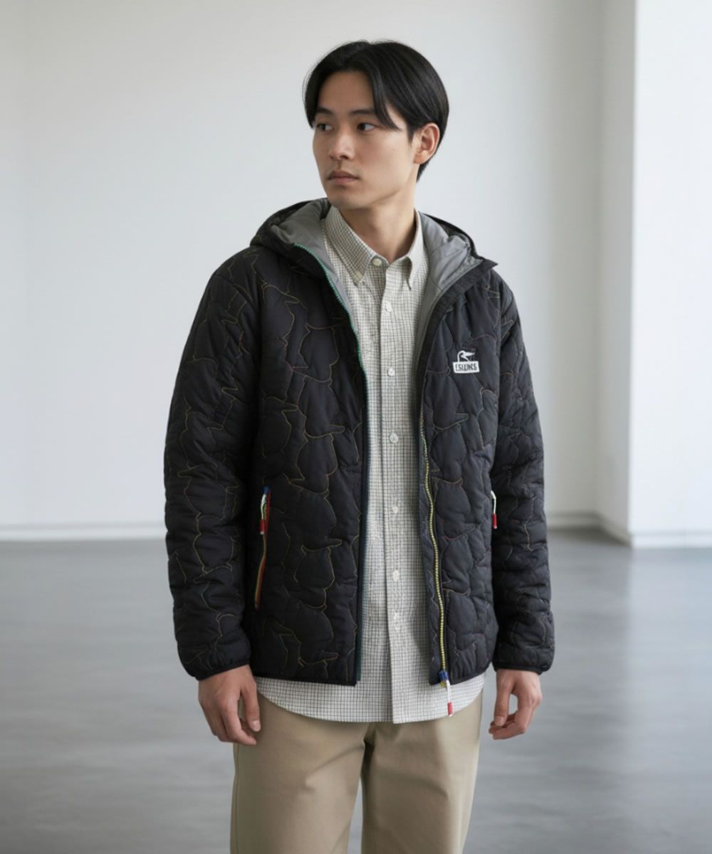 CHUMS チャムス ブービーステッチパテッドパーカー ( CH04-1468 ) 軽量