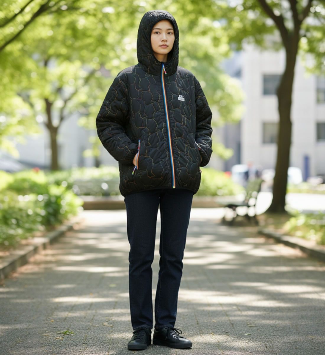 CHUMS チャムス ブービーステッチパテッドパーカー ( CH04-1468 ) 軽量