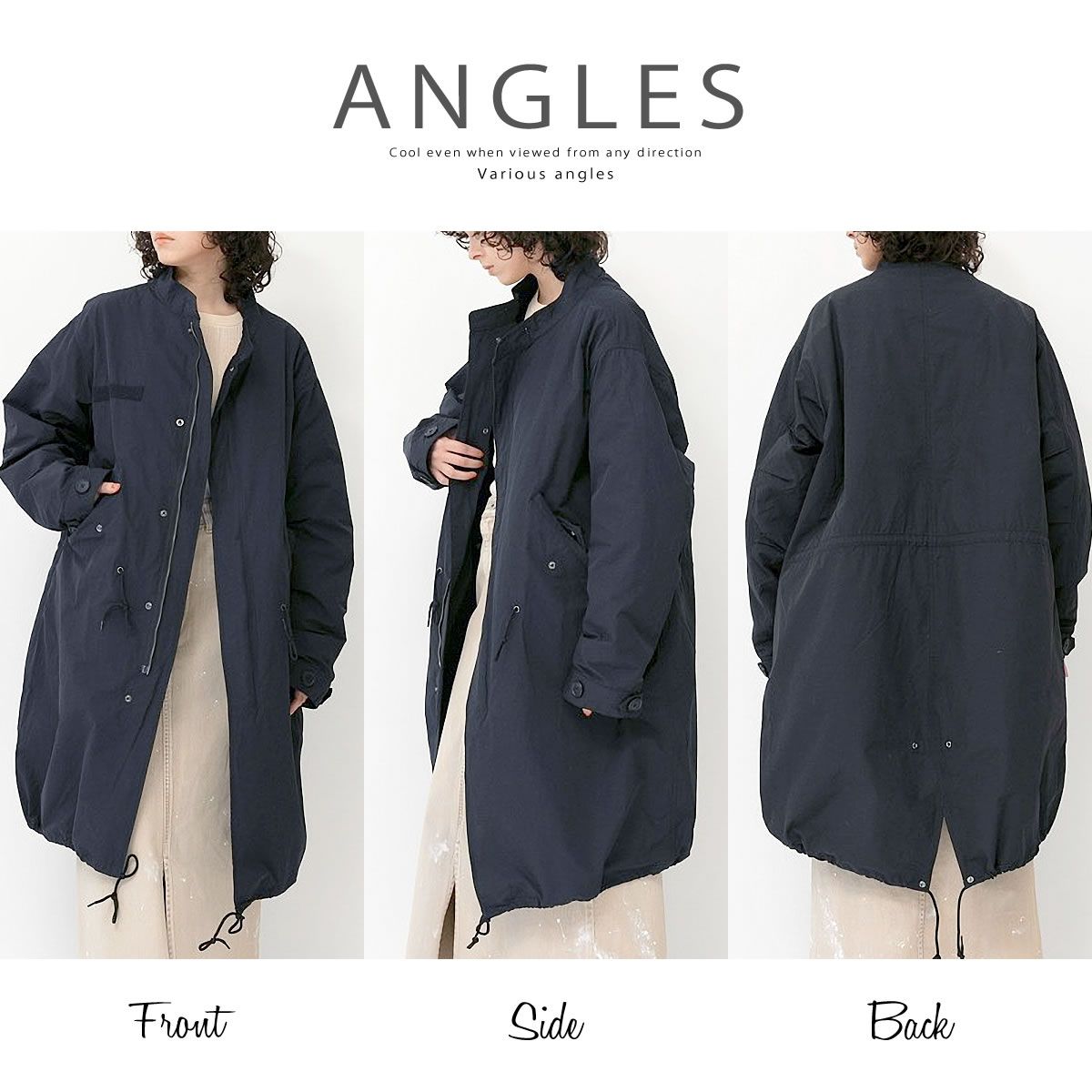 ジョンブル　コート　ライナー付き JOHNBULL ジョンブル 3WAYライナー付き M-65 ショートモッズコート