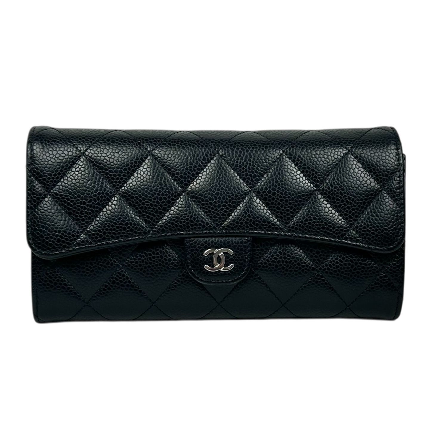 CHANEL】 シャネル マトラッセ ロングフラップウォレット AP0241 