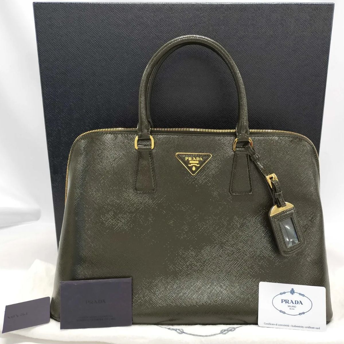 PRADA プラダ SAFFIANO LUX トートバッグ レディース 06913 BL0812 箱 