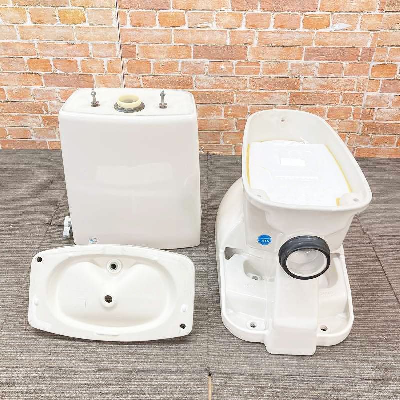  品 TOTO トイレ 洋式便器 壁排水 CS 280 BP 排水芯120 mmとタンク S 281 B 一式セット USC 1 パステルアイボリー 71 L トイレ 住宅設備