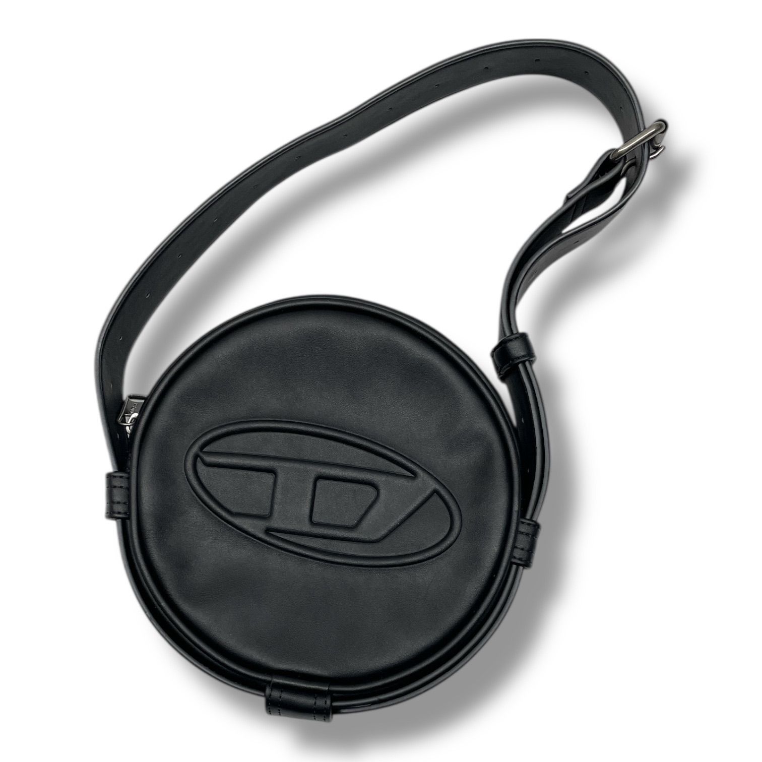 DIESEL ディーゼル Dロゴエンボス ラウンド クロスボディバッグ
