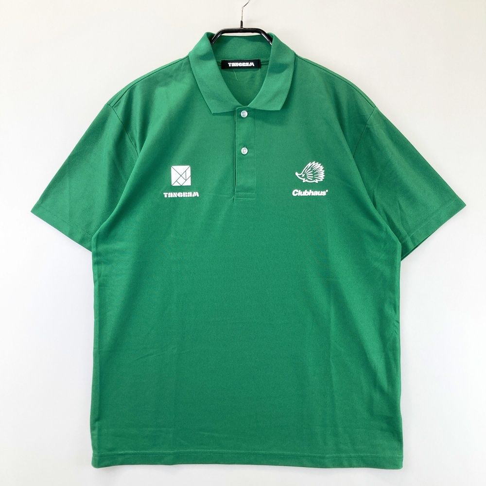 サイズ L TANGRAM タングラム 半袖ポロシャツ グリーン系 ゴルフウェア メンズ ストスト