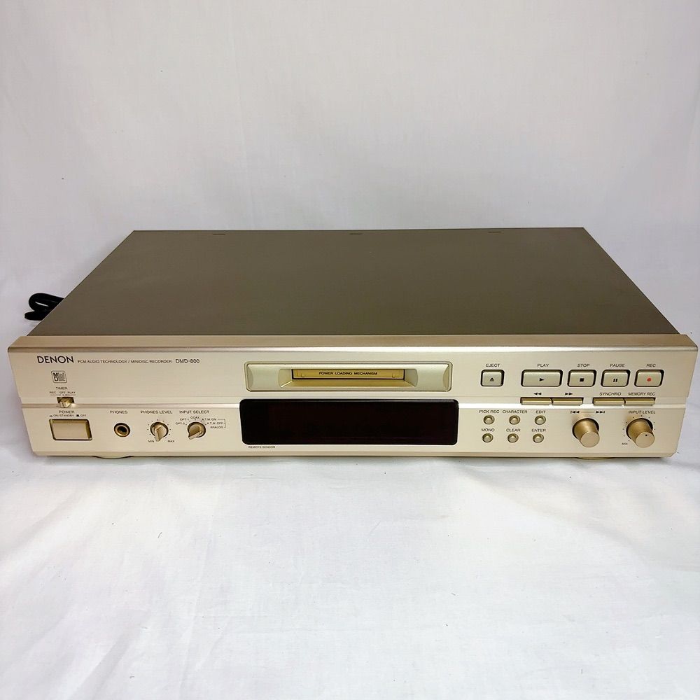 MDデッキ DENON DMD 800 MDレコーダー 光デジタル入出力 動作良好